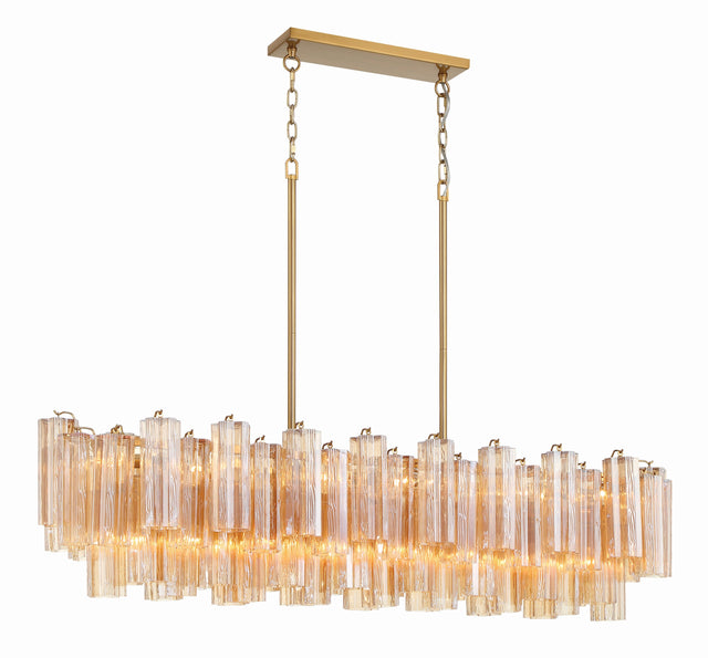 Addis 14 Light Aged Brass Chandelier ADD-317-AG-AM