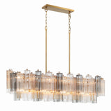 Addis 14 Light Aged Brass Chandelier ADD-317-AG-AM