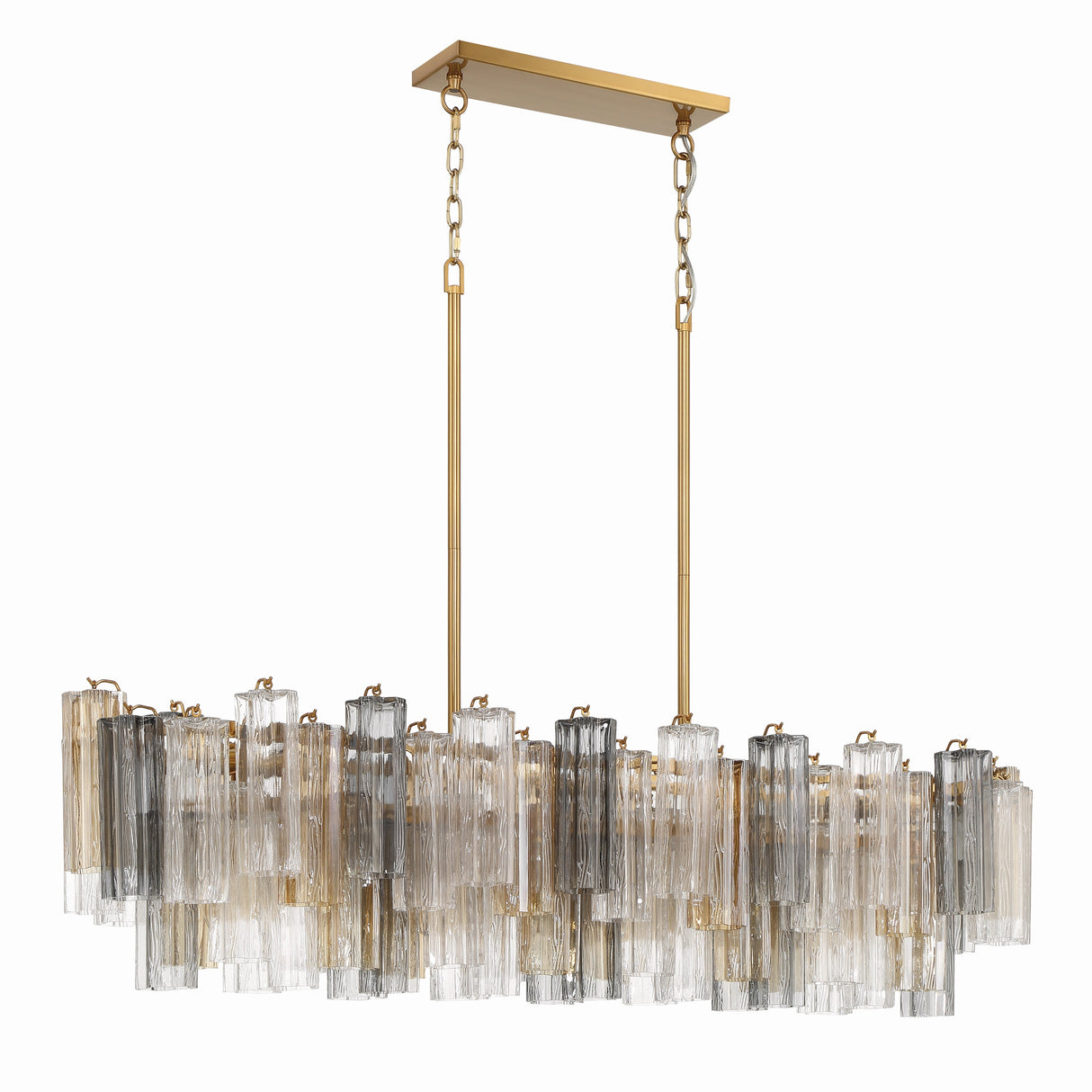 Addis 14 Light Aged Brass Chandelier ADD-317-AG-AM