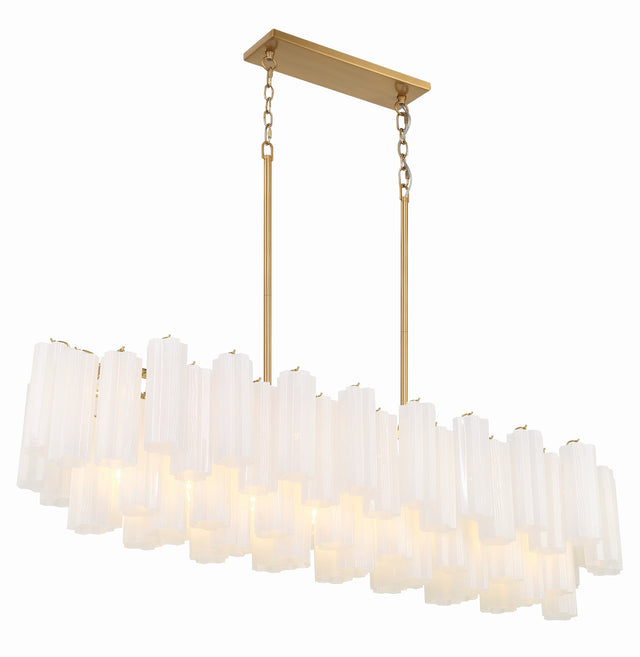 Addis 14 Light Aged Brass Chandelier ADD-317-AG-AM