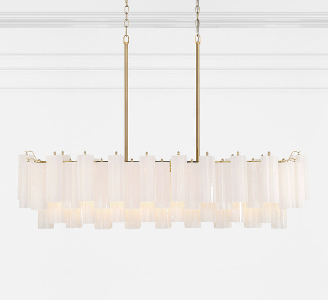 Addis 14 Light Aged Brass Chandelier ADD-317-AG-AM