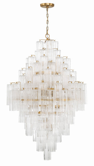 Addis 20 Light Aged Brass Chandelier ADD-319-AG-AM