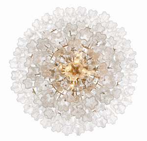 Addis 20 Light Aged Brass Chandelier ADD-319-AG-AM