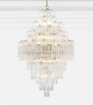 Addis 20 Light Aged Brass Chandelier ADD-319-AG-AM