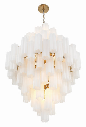 Addis 20 Light Aged Brass Chandelier ADD-319-AG-AM