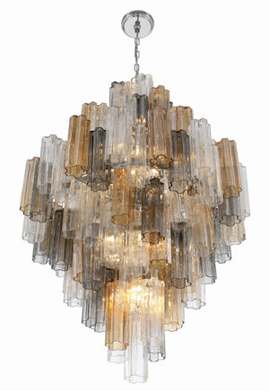 Addis 20 Light Aged Brass Chandelier ADD-319-AG-AM
