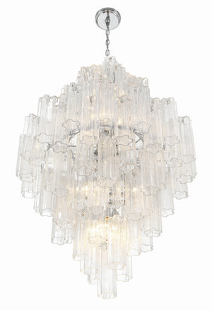 Addis 20 Light Aged Brass Chandelier ADD-319-AG-AM
