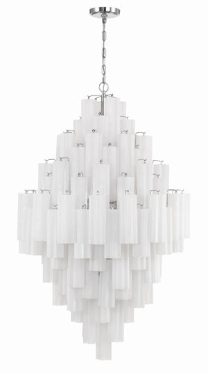 Addis 20 Light Aged Brass Chandelier ADD-319-AG-AM