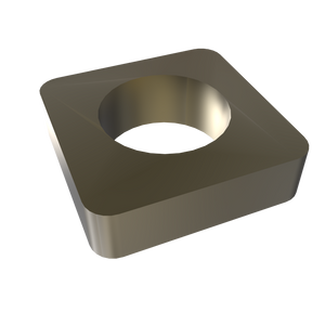 Amba Products Accessory AE-10S-BB 10mm Square Spacer (Qty of 2) for Quadro or Vega Collections - 0.375 x 1.5 x 1.5 in. - Brushed Bronze