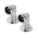 Aqua Vintage AE2RS1 2-Inch Deck Mount Tub Faucet Riser, Polished Chrome