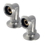Aqua Vintage AE2RS8 2-Inch Deck Mount Tub Faucet Riser, Brushed Nickel
