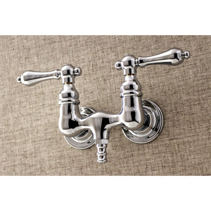 Aqua Vintage AE32T1 Two-Handle 2-Hole Tub Wall Mount Clawfoot Tub Faucet, Polished Chrome