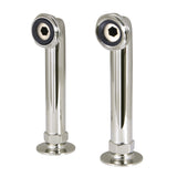 Aqua Vintage AE6RS6 6-Inch Deck Mount Tub Faucet Riser, Polished Nickel