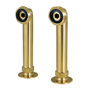 Aqua Vintage AE6RS7 6-Inch Deck Mount Tub Faucet Riser, Brushed Brass