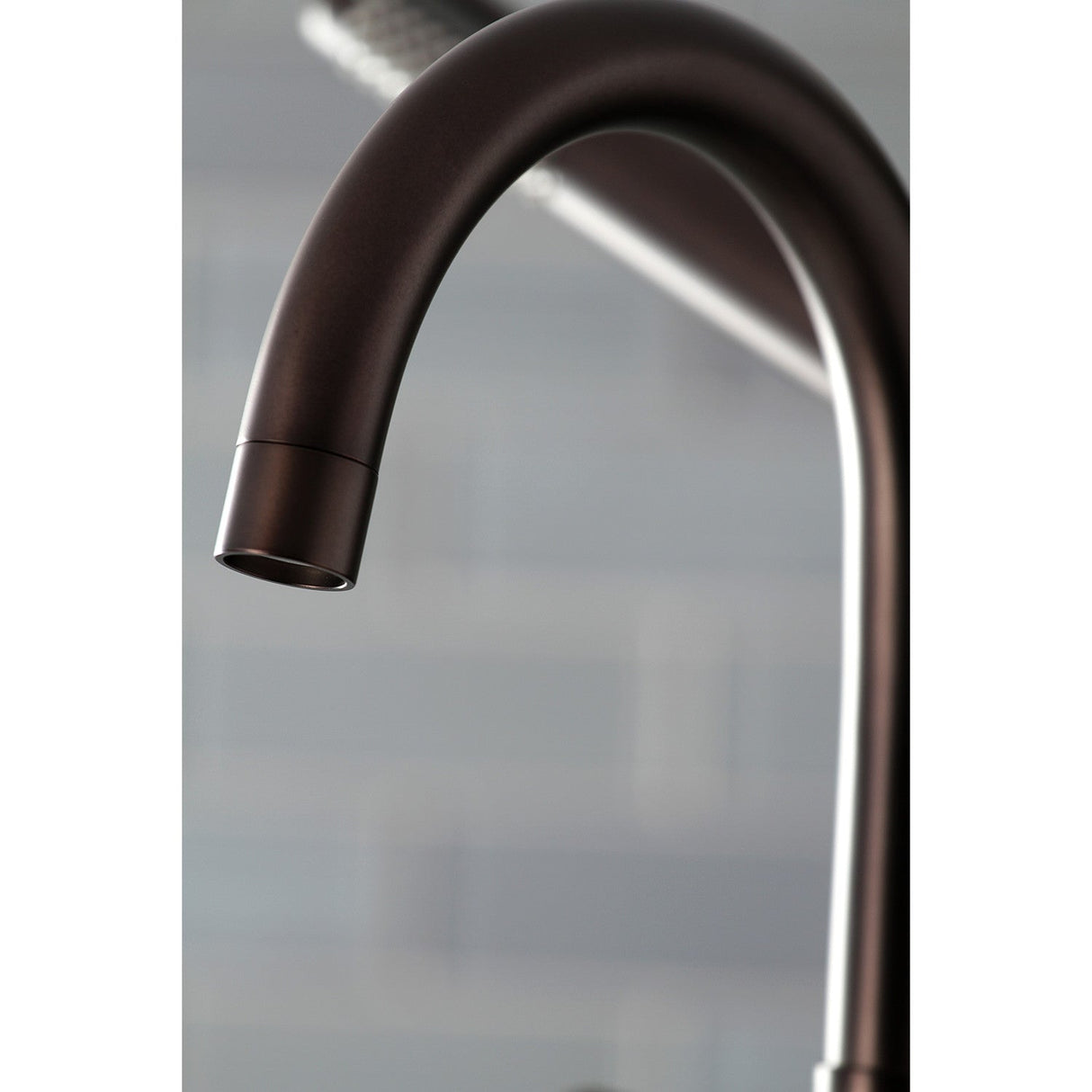 Concord AE8105DX Three-Handle 2-Hole Deck Mount Clawfoot Tub Faucet with Hand Shower, Oil Rubbed Bronze