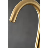 Concord AE8107DL Three-Handle 2-Hole Deck Mount Clawfoot Tub Faucet with Hand Shower, Brushed Brass