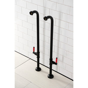 Concord AE810S0DKL Freestanding Tub Supply Line, Matte Black