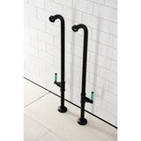 Concord AE810S0DKL Freestanding Tub Supply Line, Matte Black