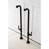 Concord AE810S0DKL Freestanding Tub Supply Line, Matte Black