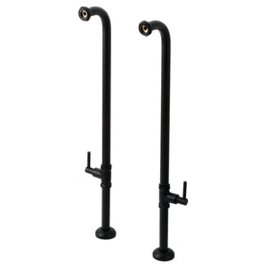 Concord AE810S0DL Freestanding Tub Supply Line, Matte Black
