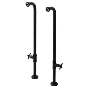 Concord AE810S0DX Freestanding Tub Supply Line, Matte Black