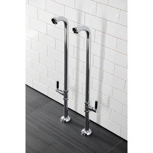 Concord AE810S1DKL Freestanding Tub Supply Line, Polished Chrome