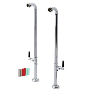 Concord AE810S1DKL Freestanding Tub Supply Line, Polished Chrome