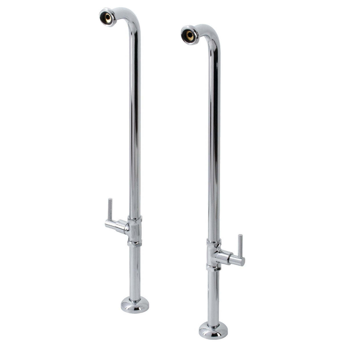 Concord AE810S1DL Freestanding Tub Supply Line, Polished Chrome