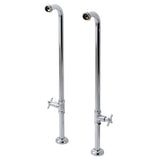 Concord AE810S1DX Freestanding Tub Supply Line, Polished Chrome