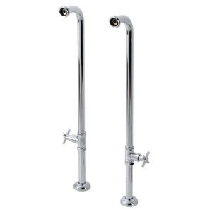 Concord AE810S1DX Freestanding Tub Supply Line, Polished Chrome