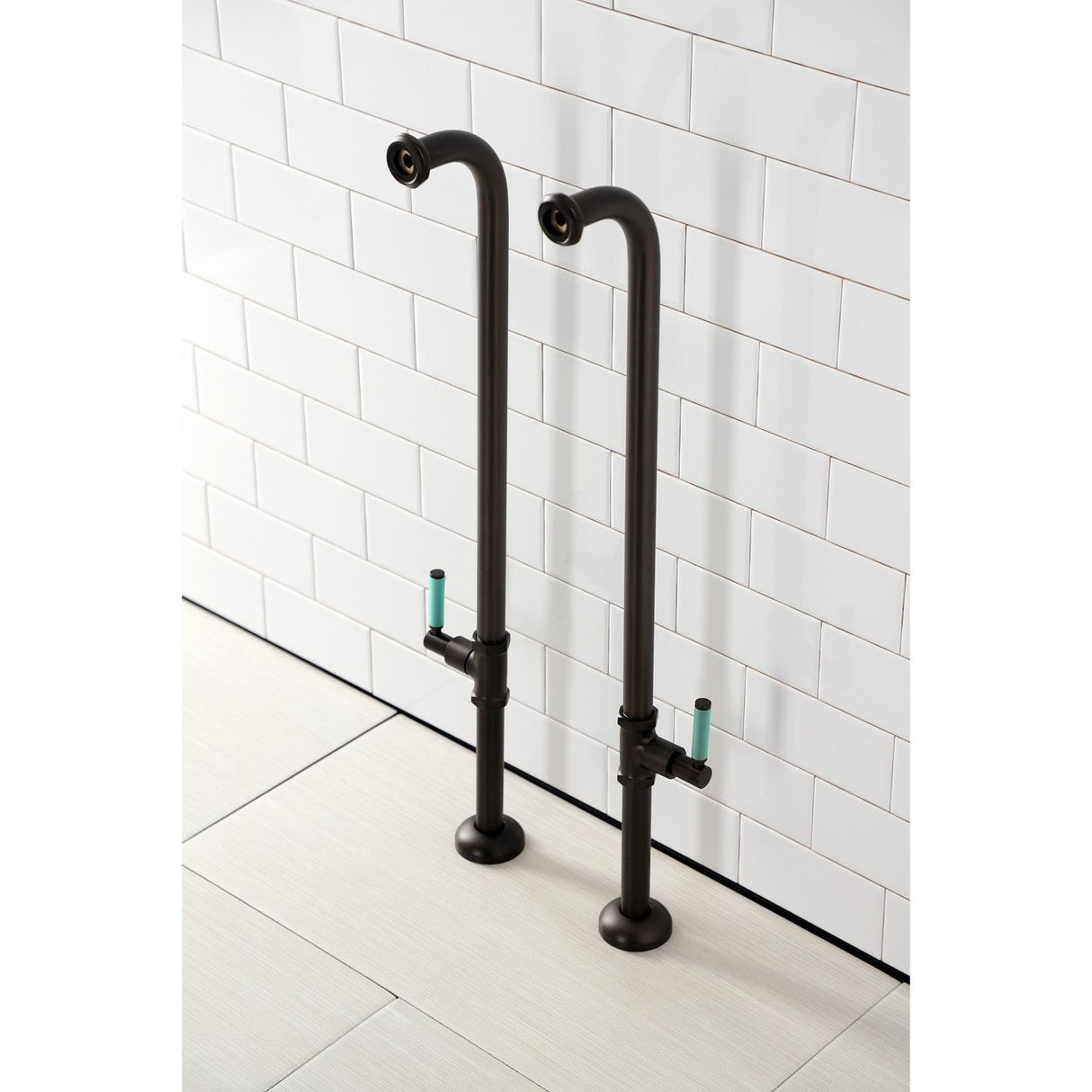 Concord AE810S5DKL Freestanding Tub Supply Line, Oil Rubbed Bronze