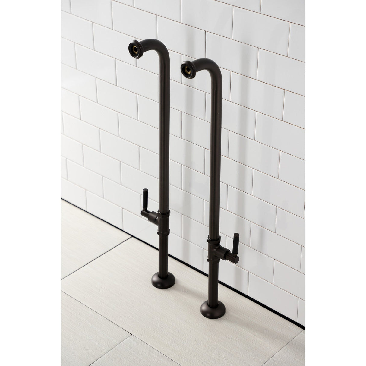 Concord AE810S5DKL Freestanding Tub Supply Line, Oil Rubbed Bronze
