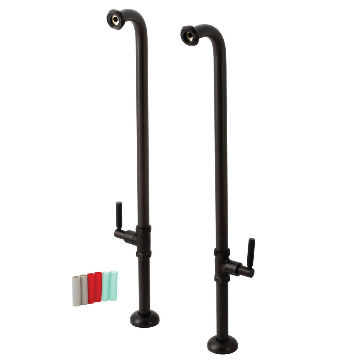 Concord AE810S5DKL Freestanding Tub Supply Line, Oil Rubbed Bronze