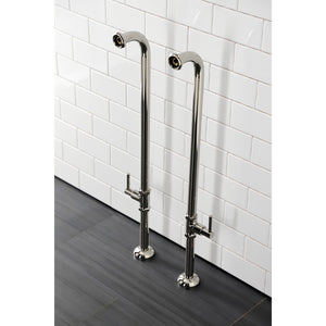 Concord AE810S6DL Freestanding Tub Supply Line, Polished Nickel