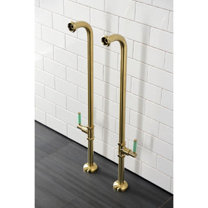 Concord AE810S7DKL Freestanding Tub Supply Line, Brushed Brass