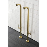 Concord AE810S7DKL Freestanding Tub Supply Line, Brushed Brass