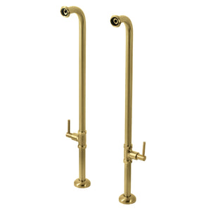 Concord AE810S7DL Freestanding Tub Supply Line, Brushed Brass