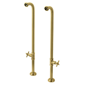 Concord AE810S7DX Freestanding Tub Supply Line, Brushed Brass