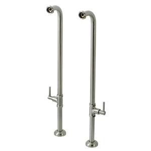 Concord AE810S8DL Freestanding Tub Supply Line, Brushed Nickel