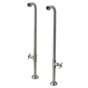 Concord AE810S8DX Freestanding Tub Supply Line, Brushed Nickel