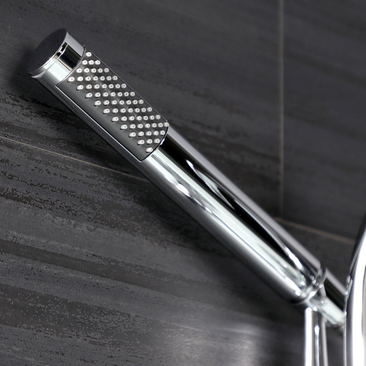 Fuller AE8151CG Three-Handle 2-Hole Tub Wall Mount Clawfoot Tub Faucet with Hand Shower, Polished Chrome