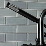 Concord AE8400DX Deck Mount Clawfoot Tub Faucet, Matte Black
