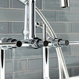 Concord AE8401DL Deck Mount Clawfoot Tub Faucet, Polished Chrome