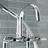 Concord AE8401DL Deck Mount Clawfoot Tub Faucet, Polished Chrome