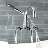 Concord AE8401DL Deck Mount Clawfoot Tub Faucet, Polished Chrome