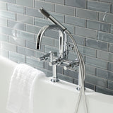 Concord AE8401DL Deck Mount Clawfoot Tub Faucet, Polished Chrome