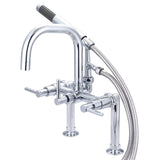 Concord AE8401DL Deck Mount Clawfoot Tub Faucet, Polished Chrome