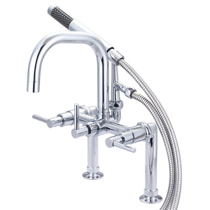 Concord AE8401DL Deck Mount Clawfoot Tub Faucet, Polished Chrome