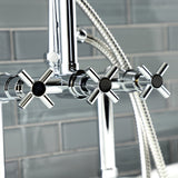 Concord AE8401DX Deck Mount Clawfoot Tub Faucet, Polished Chrome
