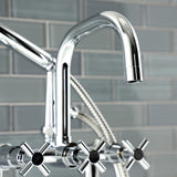Concord AE8401DX Deck Mount Clawfoot Tub Faucet, Polished Chrome